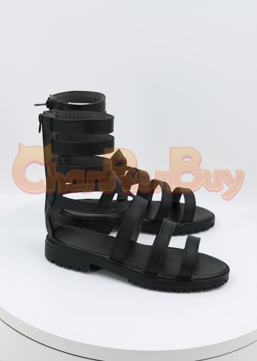 Marco Shoes Cosplay Men Boots Black