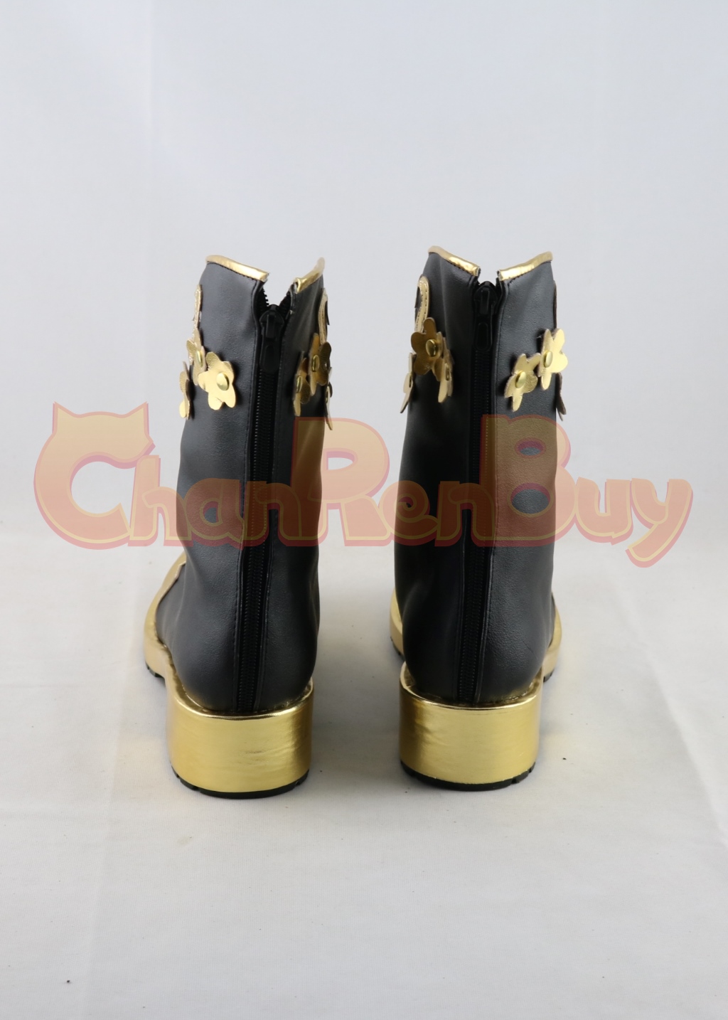 Vil Schoenheit Epel Shoes Cosplay Men Twisted Wonderland Boots Black