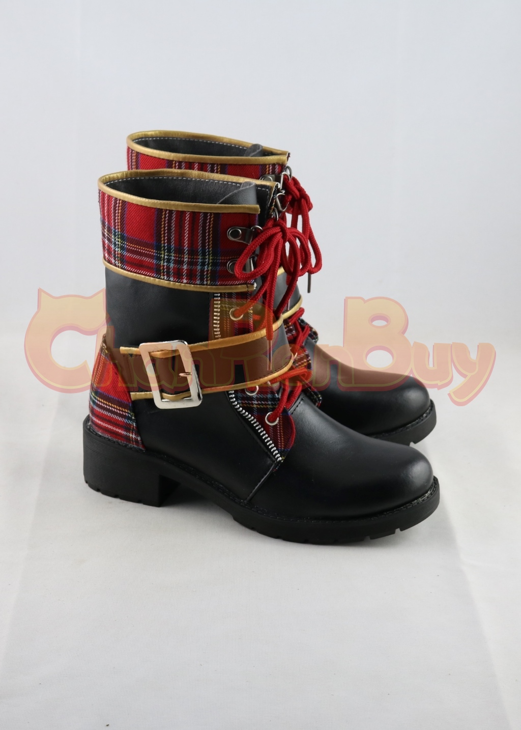 Epel Felmier Shoes Cosplay Men Twisted Wonderland Boots Black