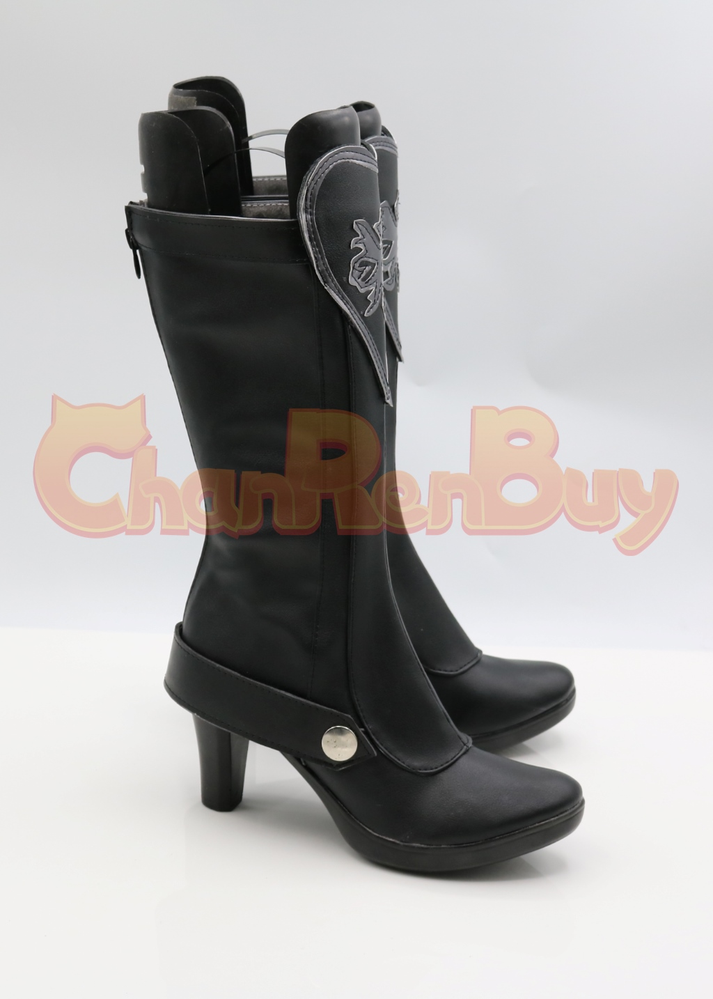 Cater Diamond Shoes Cosplay Men Twisted Wonderland Boots Black