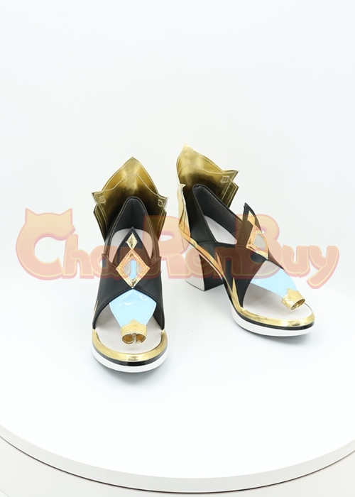 Shenhe Shoes Genshin Impact Boots Cosplay Ver.2