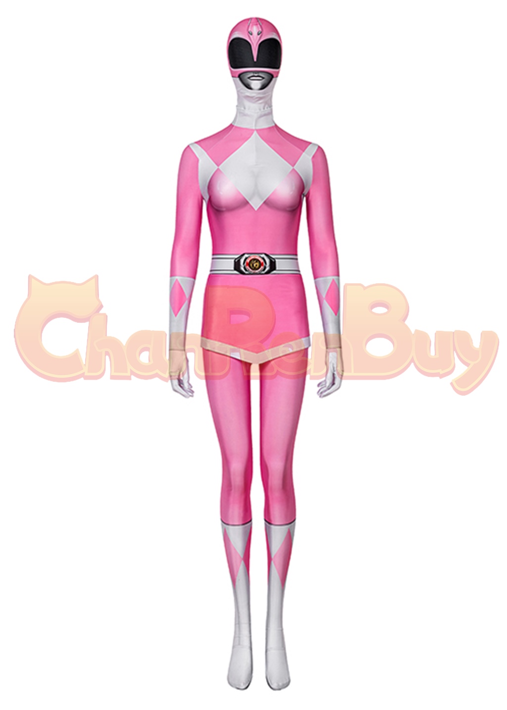 Mighty Morphin Power Rangers Costume Cosplay Jumpsuit 