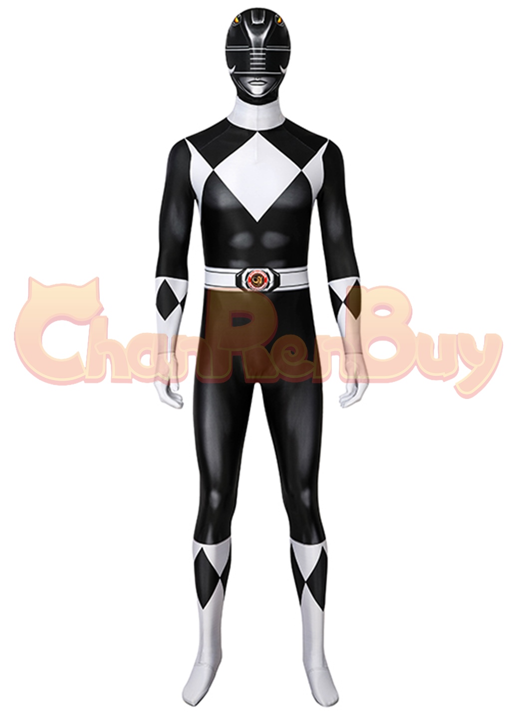 Mighty Morphin Power Rangers Costume Cosplay Jumpsuit 
