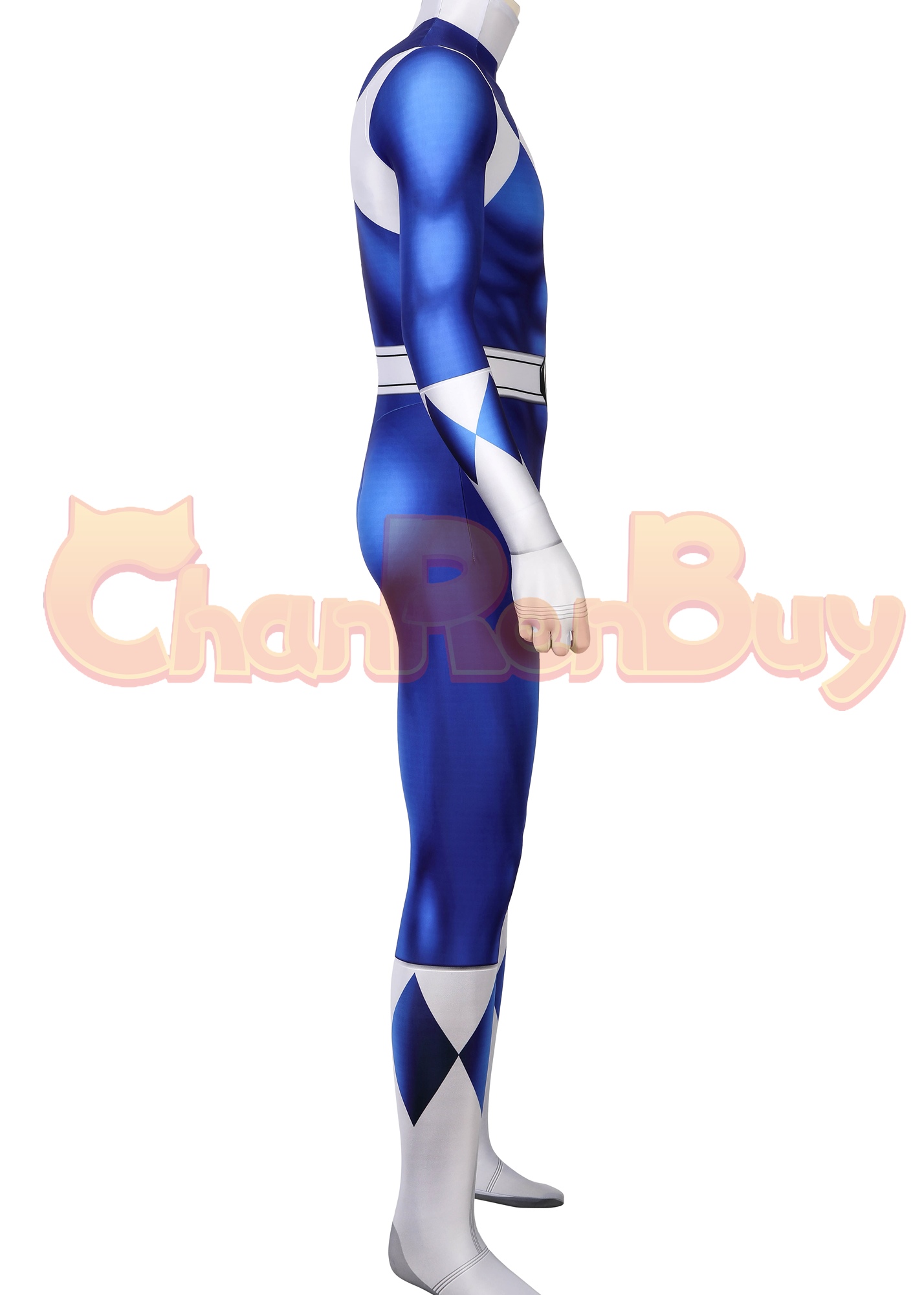 Mighty Morphin Power Rangers Costume Cosplay Jumpsuit 