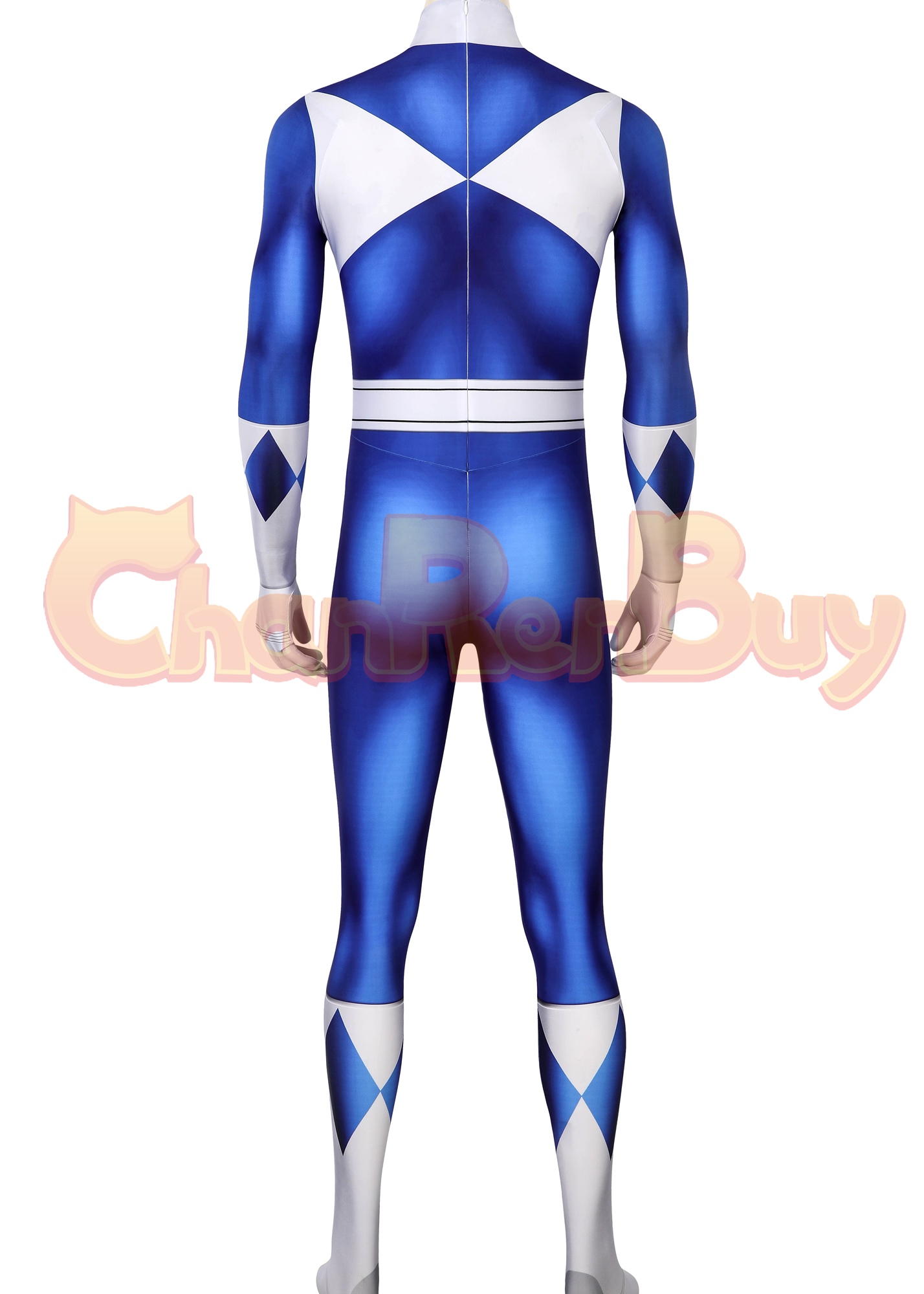 Mighty Morphin Power Rangers Costume Cosplay Jumpsuit 