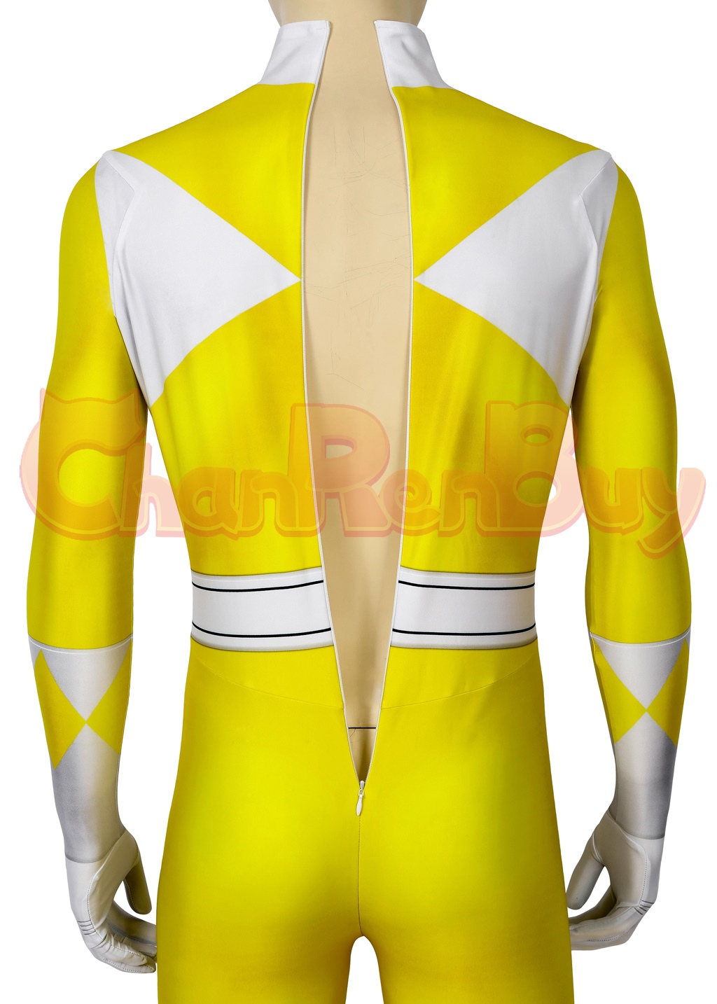 Mighty Morphin Power Rangers Costume Cosplay Jumpsuit 
