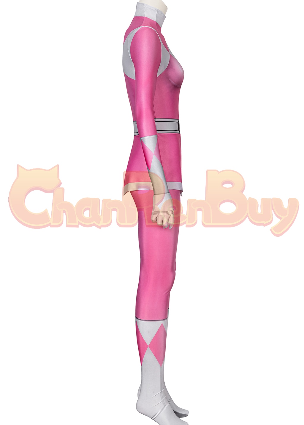 Mighty Morphin Power Rangers Costume Cosplay Jumpsuit 