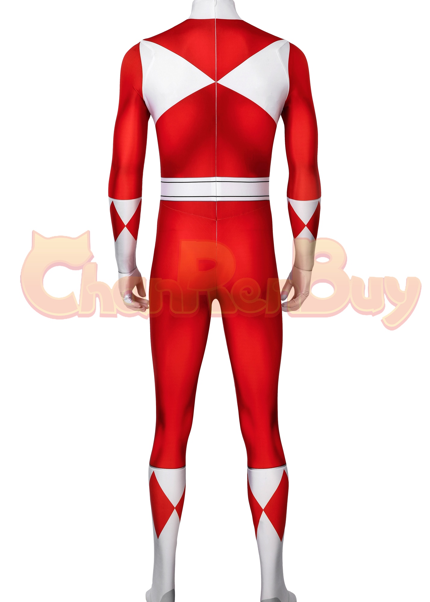 Mighty Morphin Power Rangers Costume Cosplay Jumpsuit 