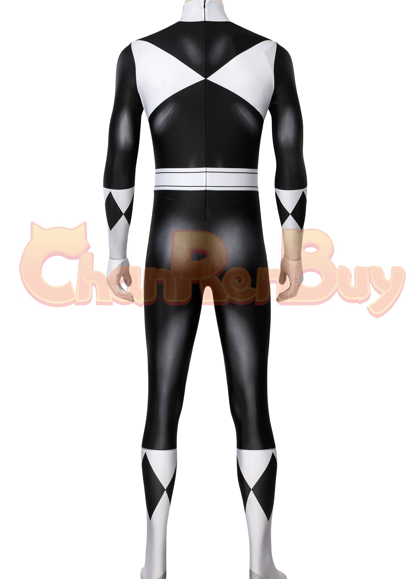 Mighty Morphin Power Rangers Costume Cosplay Jumpsuit 