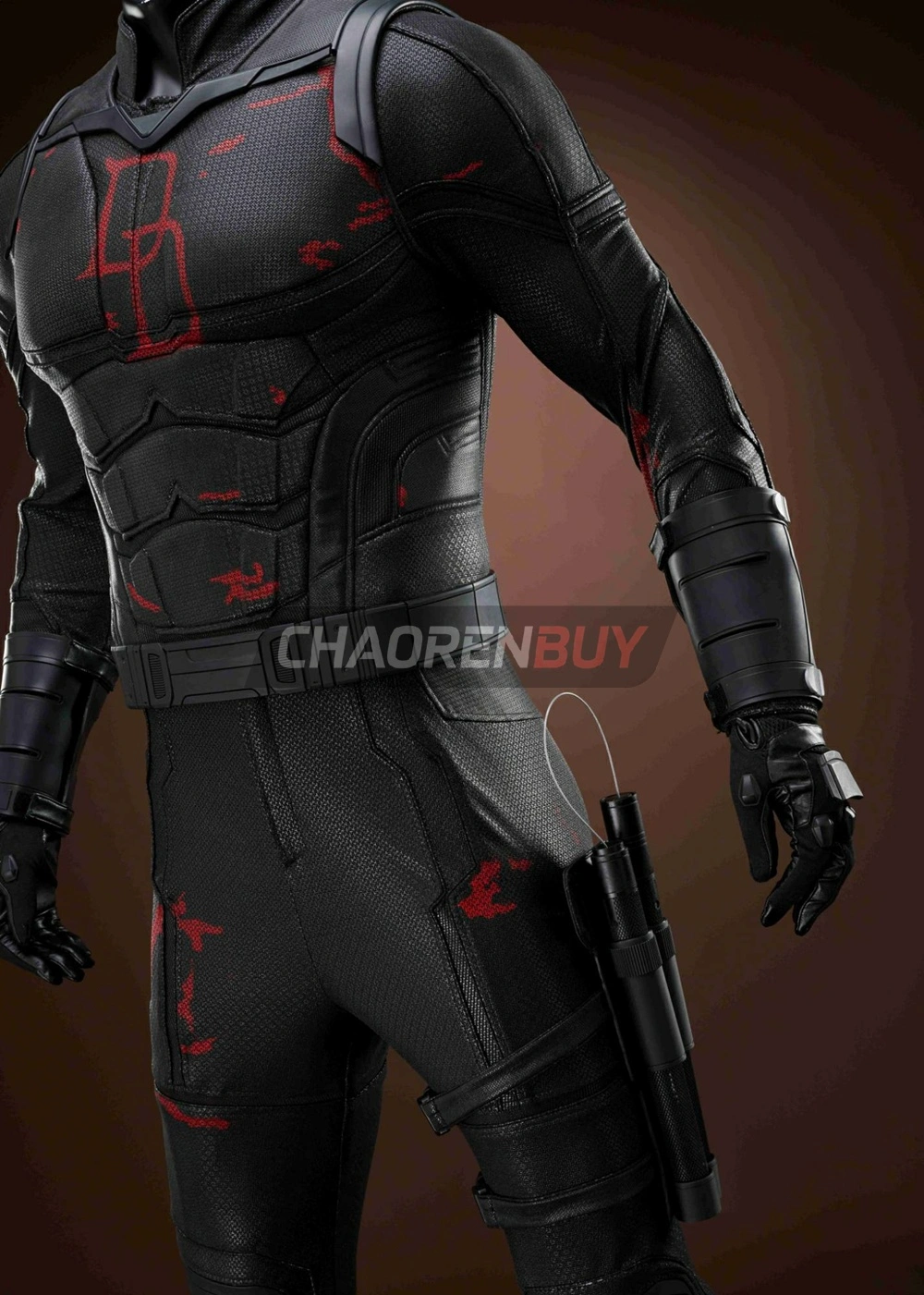 Daredevil Costume Matt Murdock Born Again 2 Cosplay Black Ver Top Level