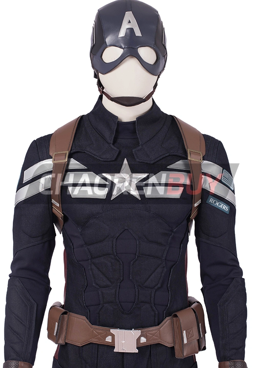 Captain America Costume Avengers 4 Endgame Steven Rogers Cosplay