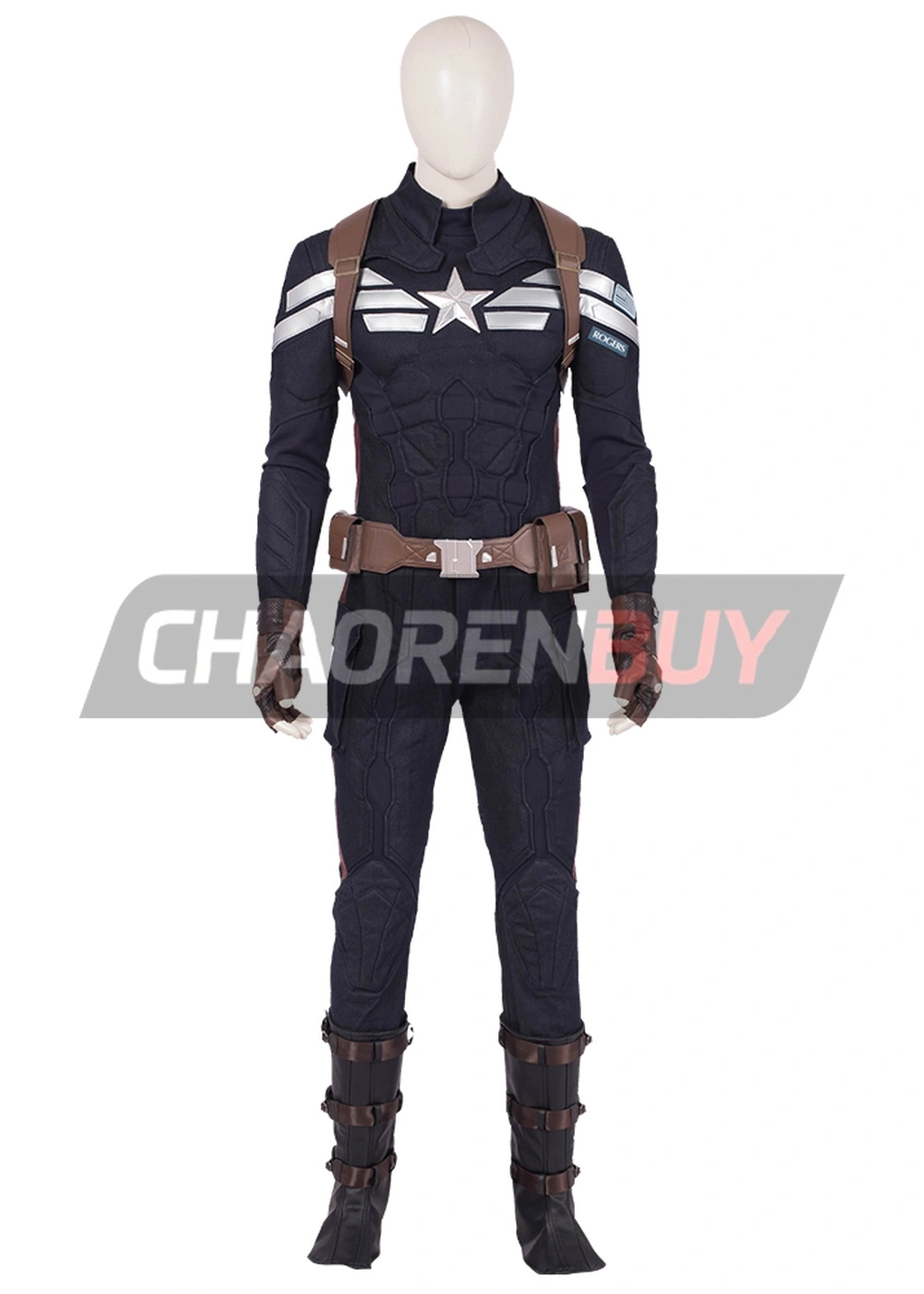 Captain America Costume Avengers 4 Endgame Steven Rogers Cosplay