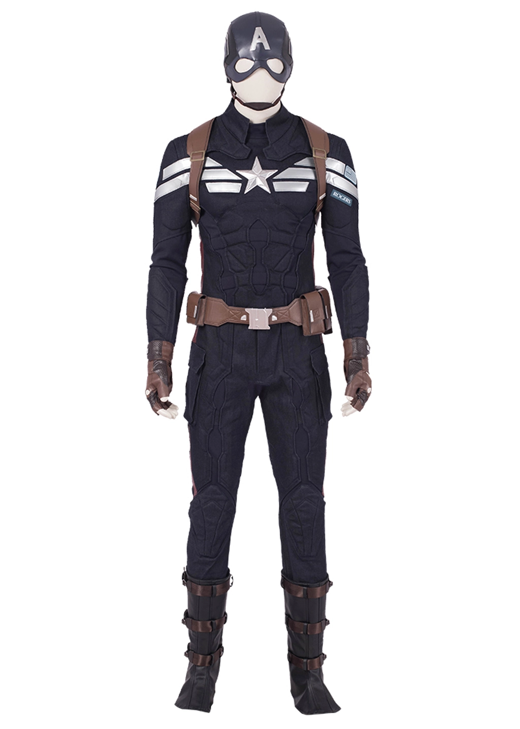 Captain America Costume Avengers 4 Endgame Steven Rogers Cosplay