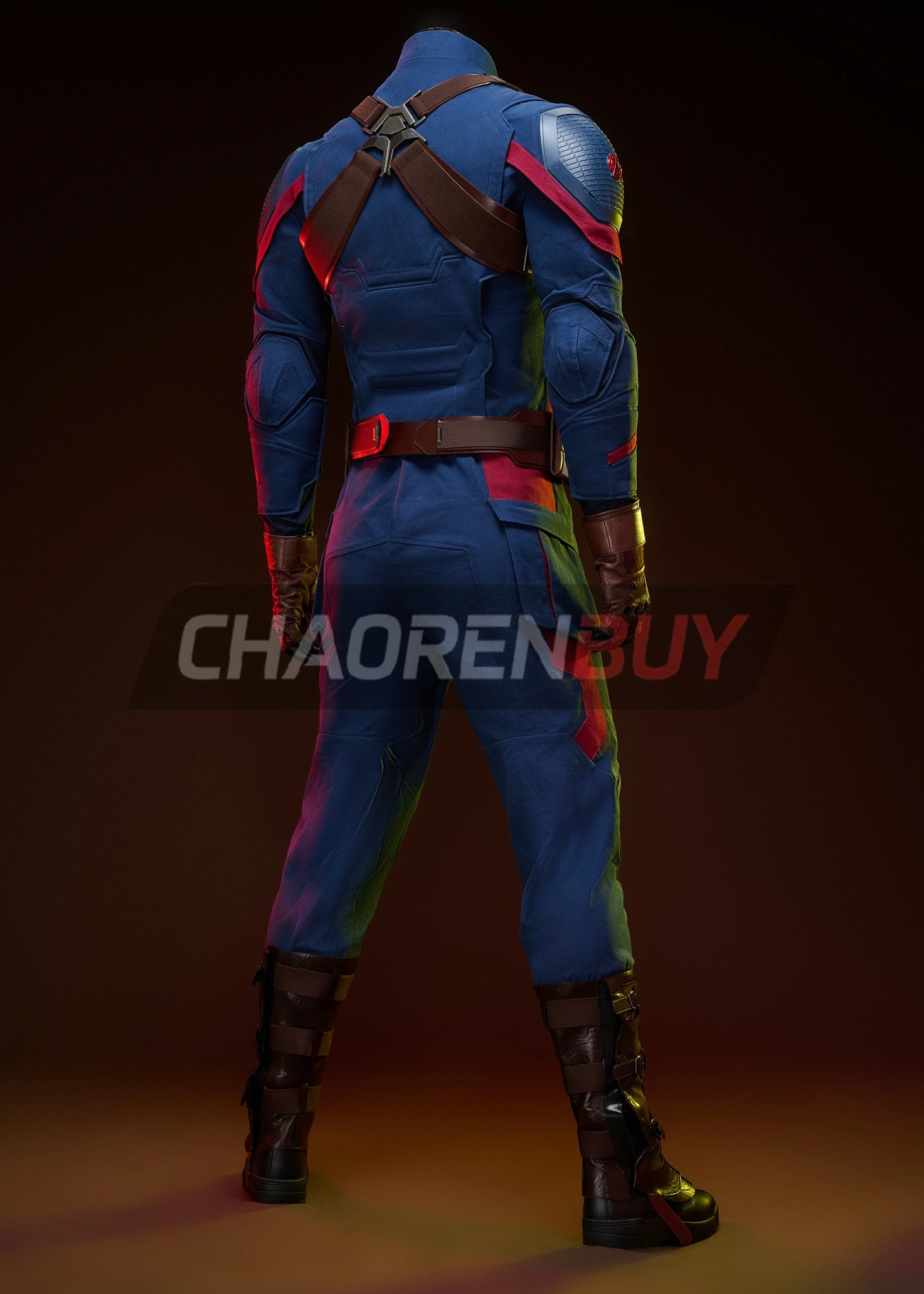 Captain America Costume Avengers Endgame Steve Rogers Suit Cosplay Upgrade Ver
