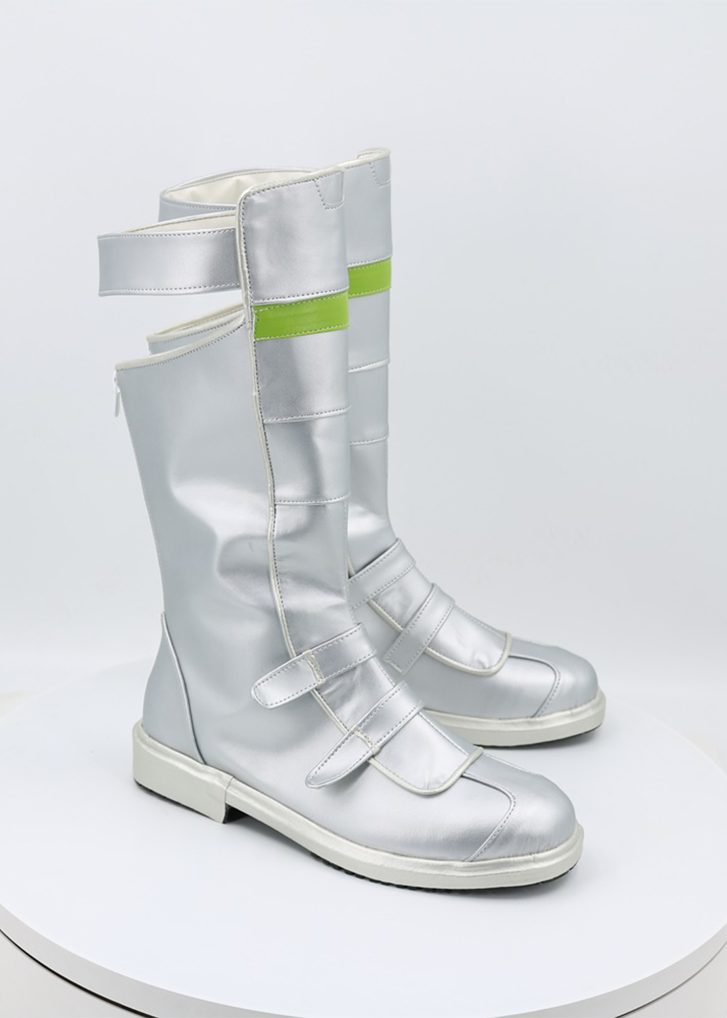 Apex Legends Shoes Cosplay Men Crypto Boots Silver