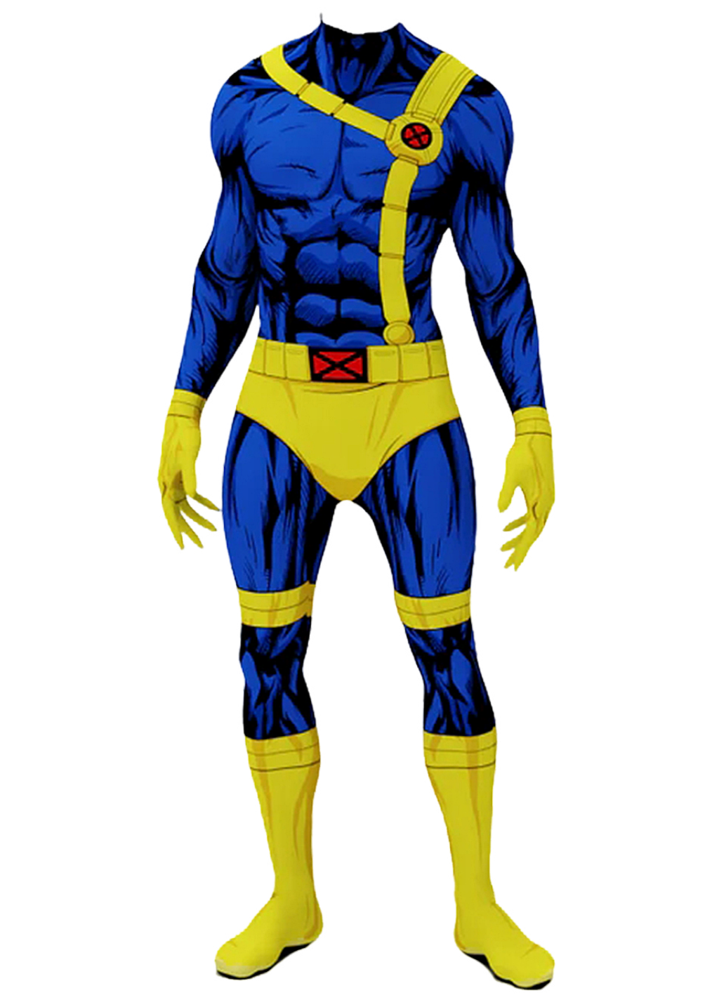 Cyclops Costume X-Men '97 Scott Summers Bodysuit Cosplay for Adult Kids Ver.1