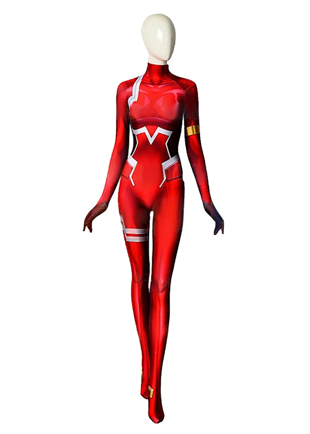 Zero Two Costume Bodysuit DITF Cosplay for Adult Kids