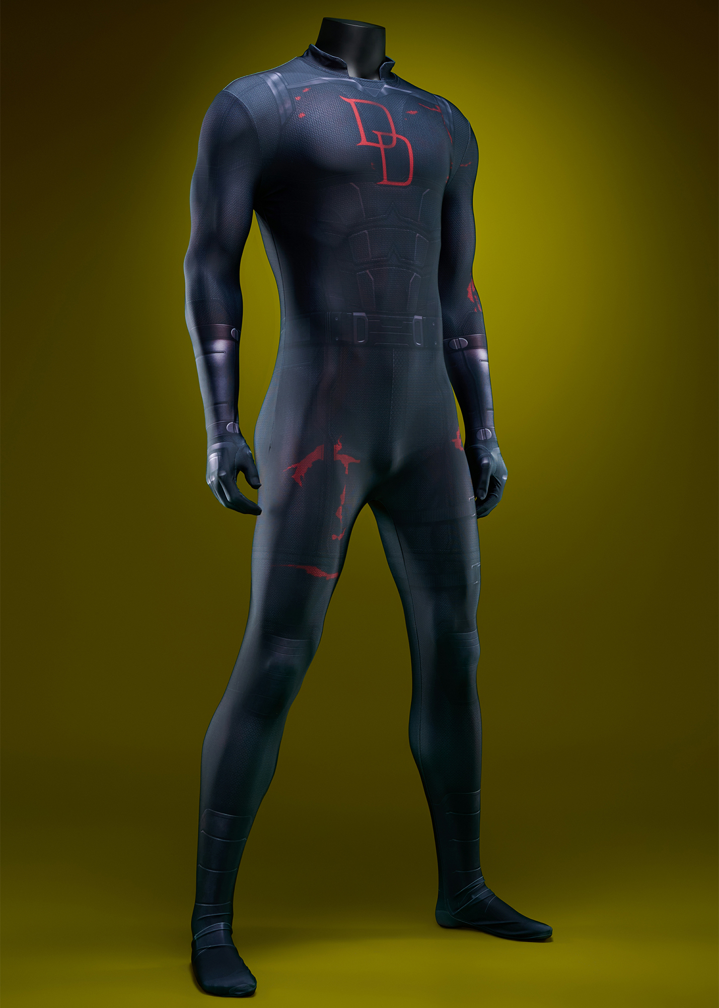 Daredevil Costume Daredevil: Born Again S2 Cosplay Bodysuit Black Ver