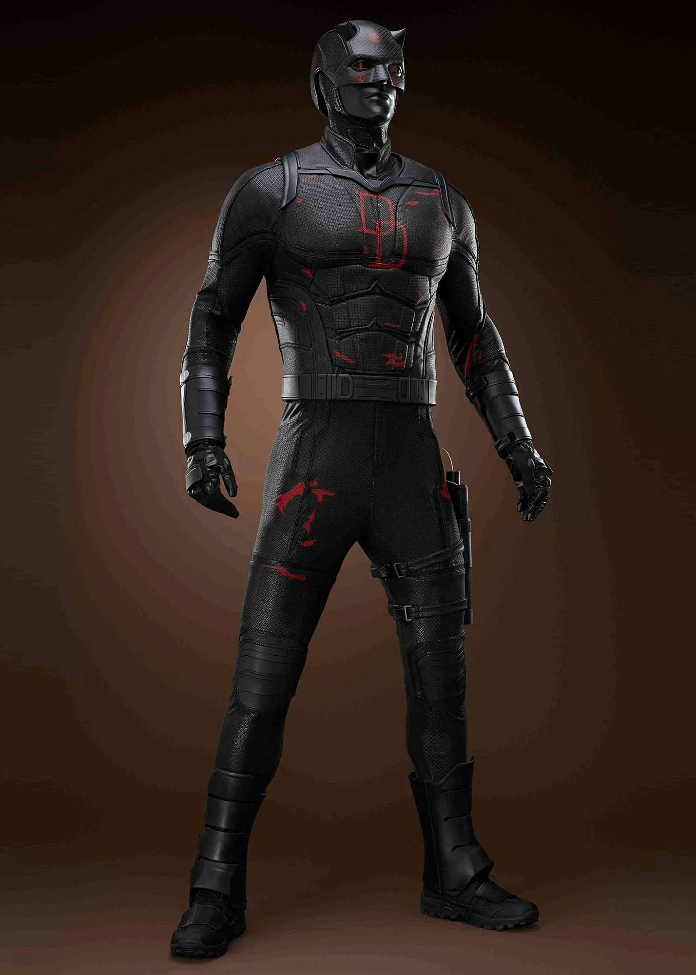 Daredevil Costume Matt Murdock Born Again 2 Cosplay Black Ver Top Level
