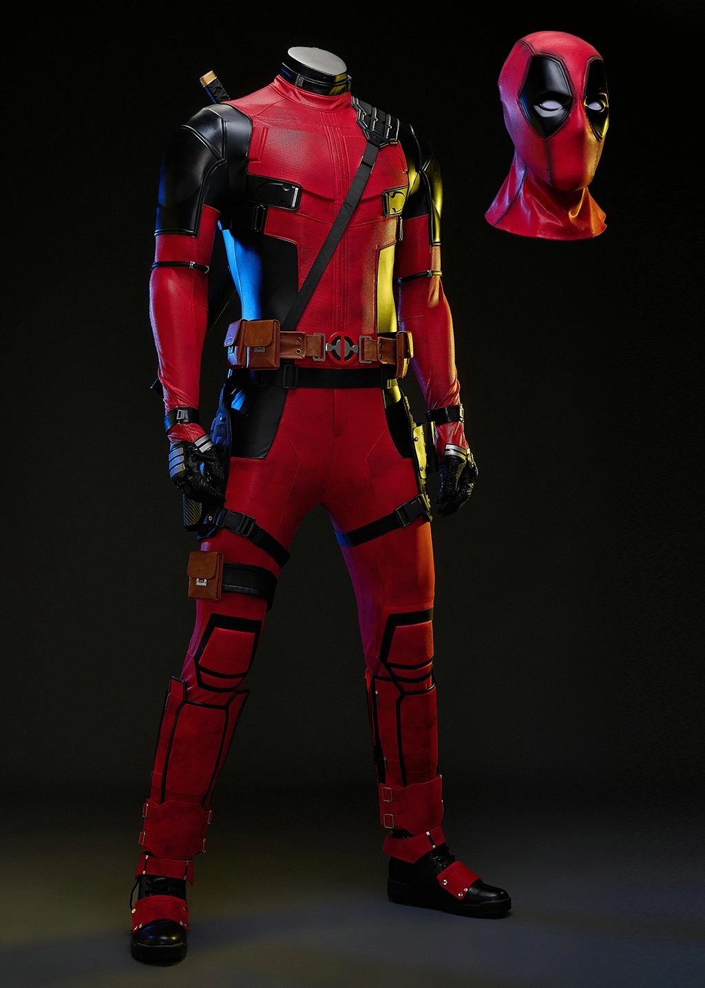 Wade Wilson Costume Deadpool 2 Suit Cosplay Top Level 2