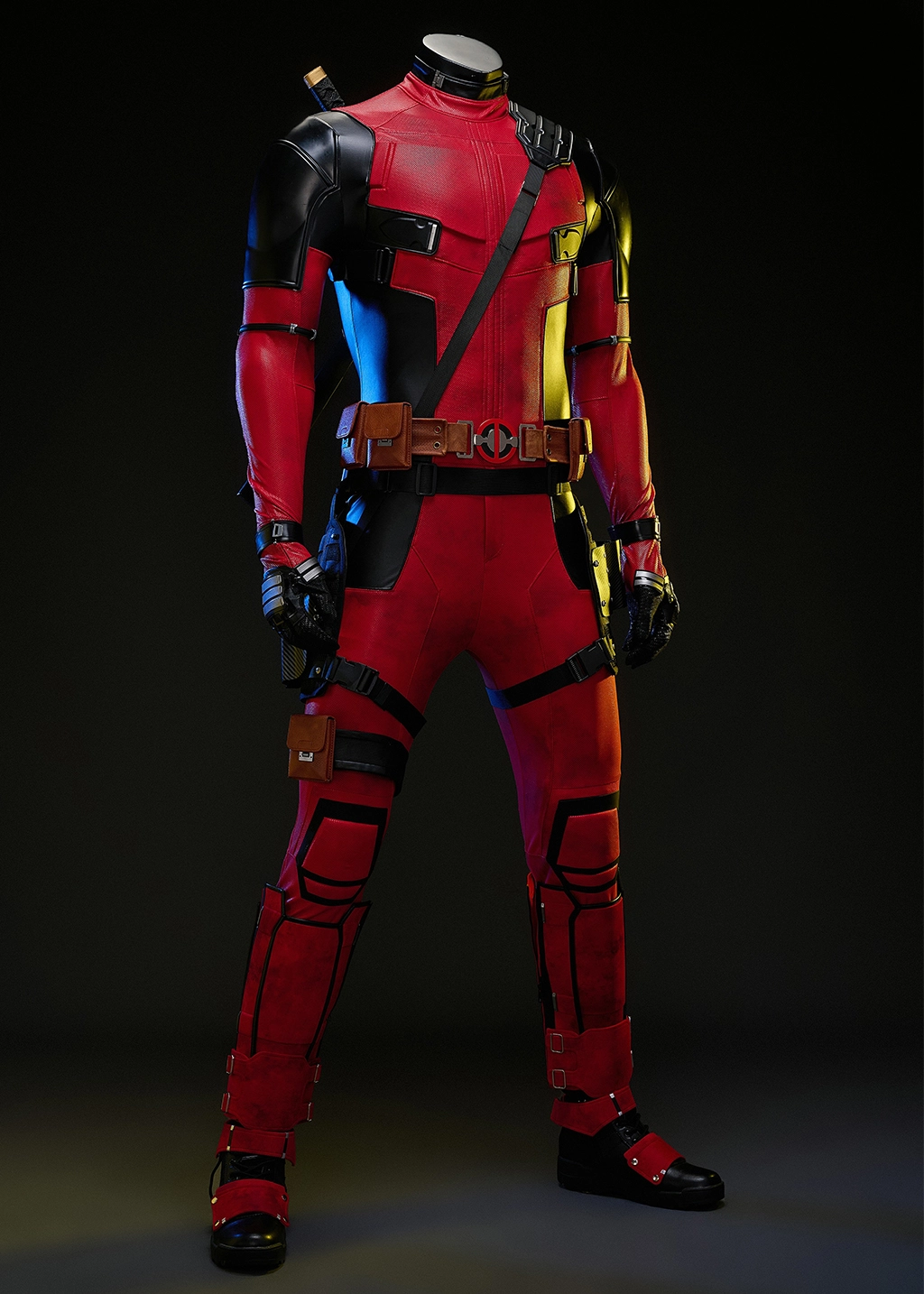 Wade Wilson Costume Deadpool 2 Suit Cosplay Top Level 2