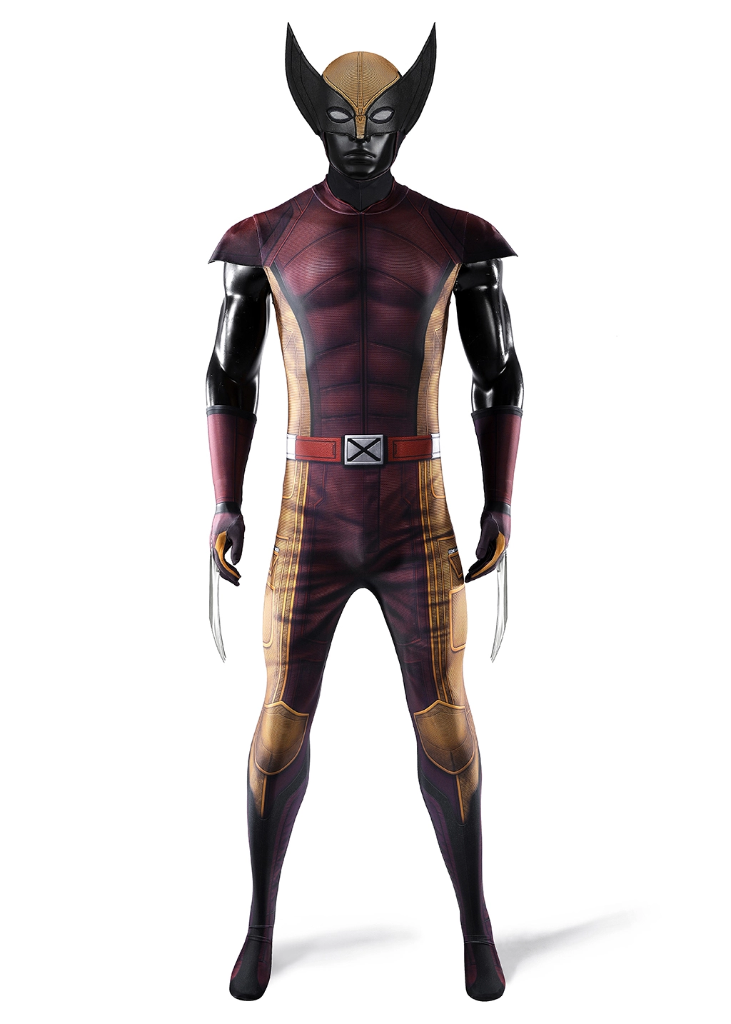 Wolverine Brown Battle Suit Costume Deadpool 3 Bodysuit Cosplay