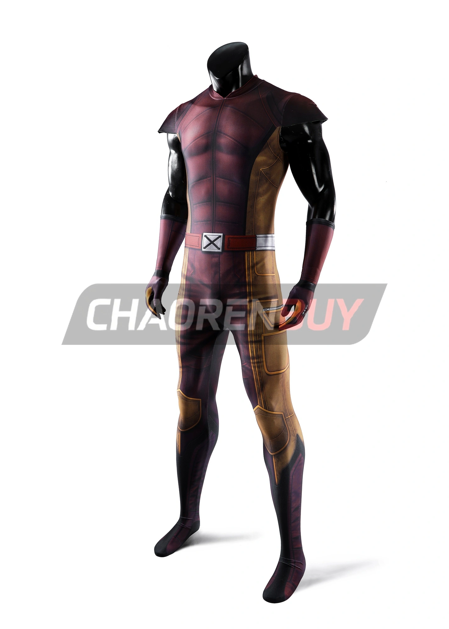 Wolverine Brown Battle Suit Costume Deadpool 3 Bodysuit Cosplay