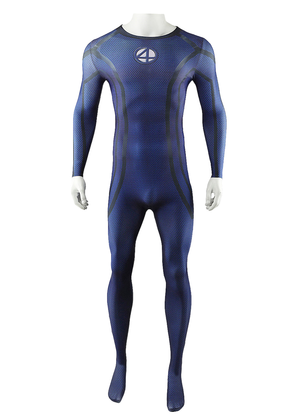 Human Torch Costume Deadpool & Wolverine Bodysuit Cosplay for Adult Kids