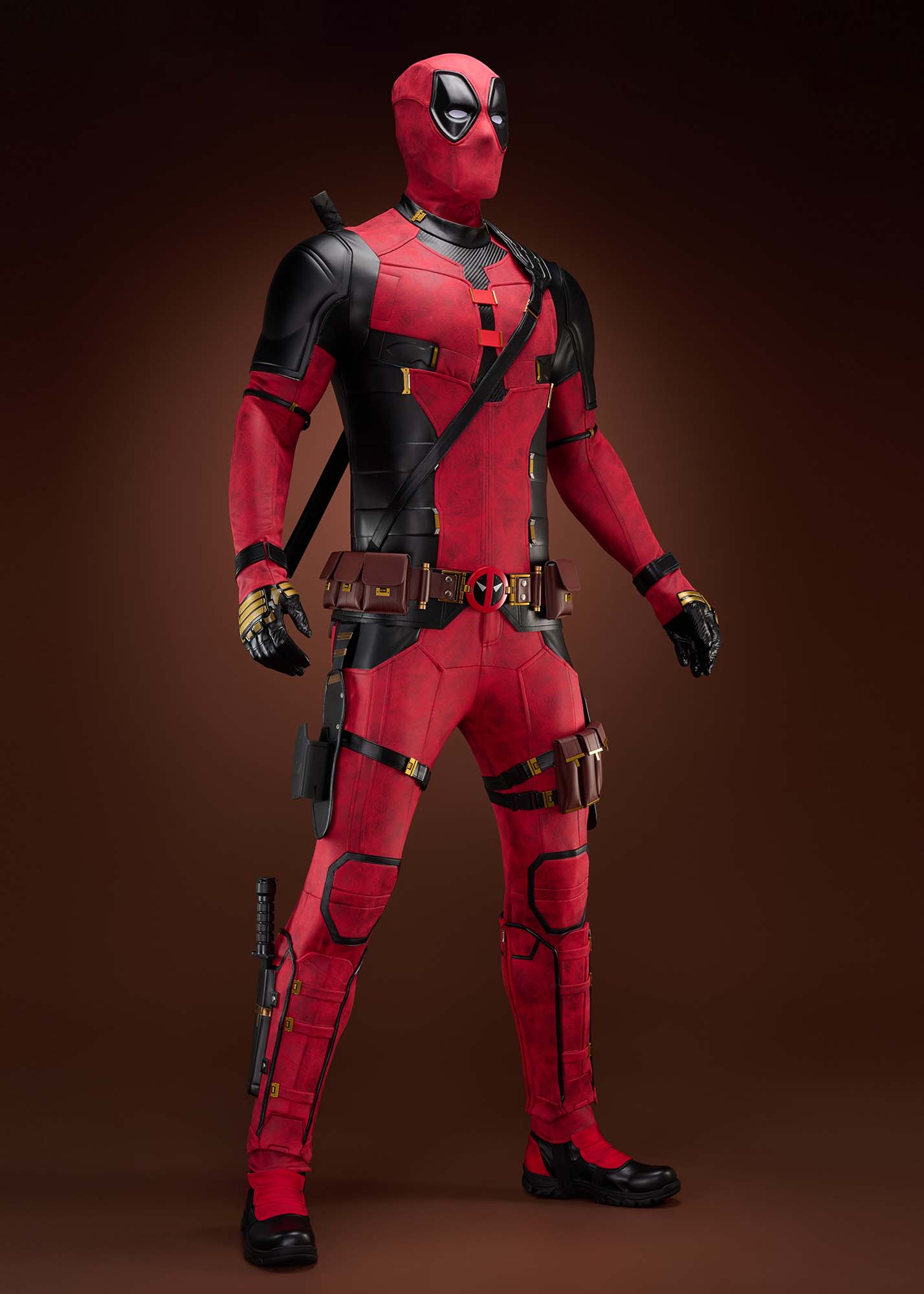 Wade Wilson Costume Deadpool & Wolverine Suit Cosplay Top Level