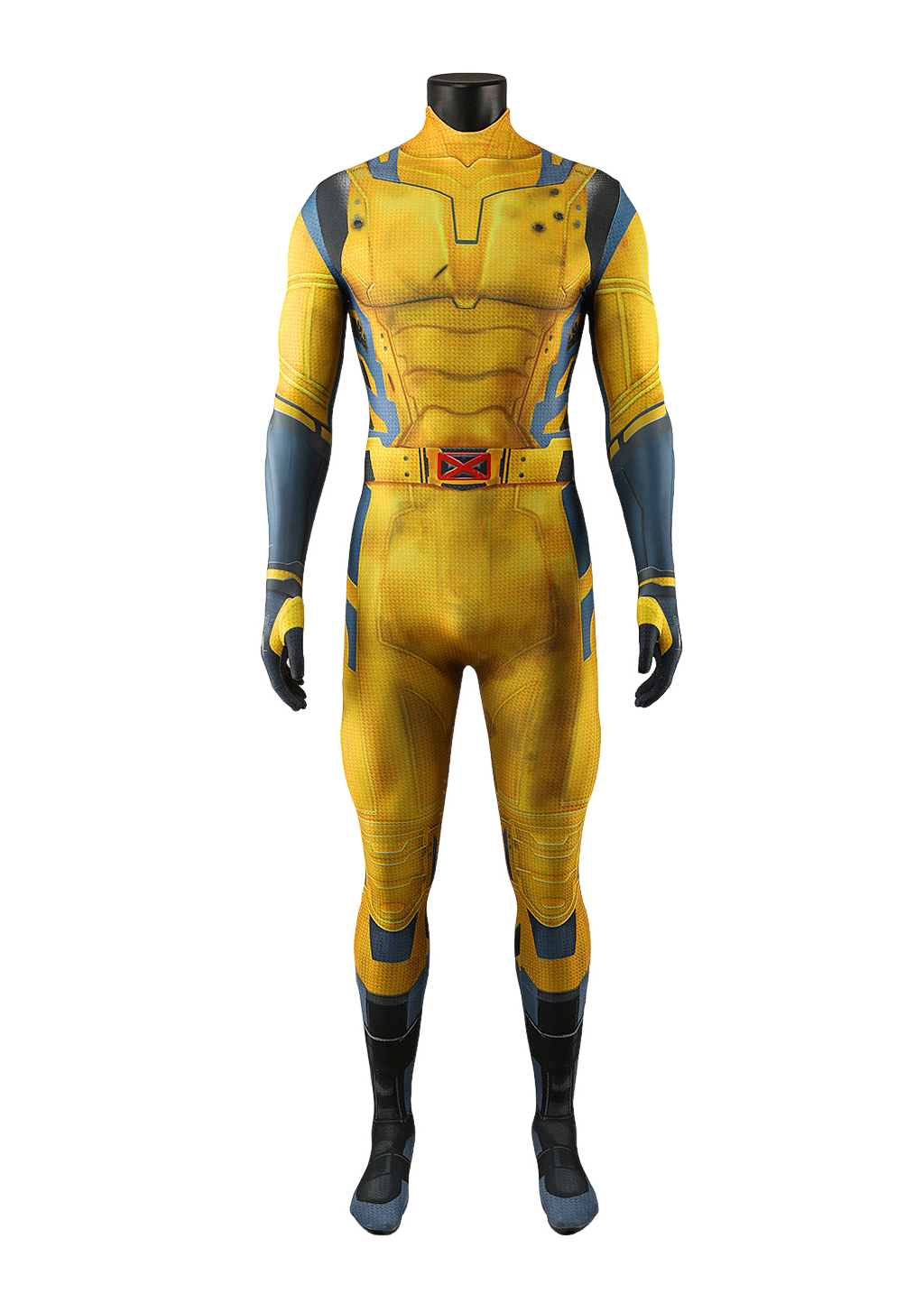 Wolverine Costume Bodysuit Deadpool & Wolverine Cosplay for Adult Kids Damaged Ver