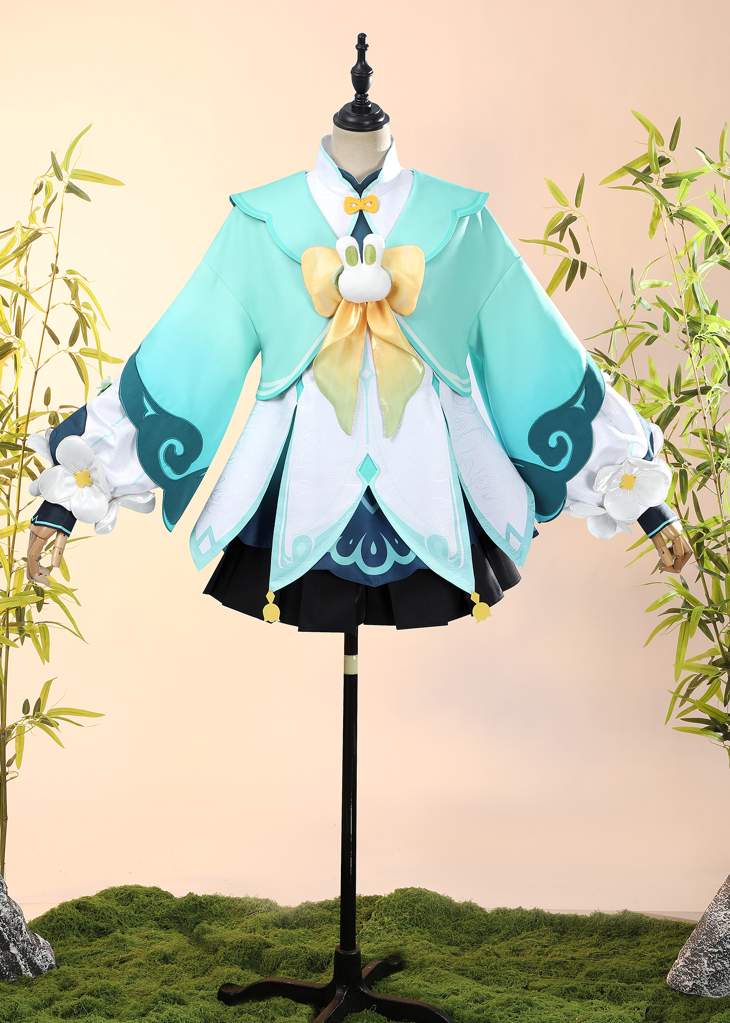 Rainlit Bamboo Reverie Yaoyao Costume Genshin Impact Suit Cosplay