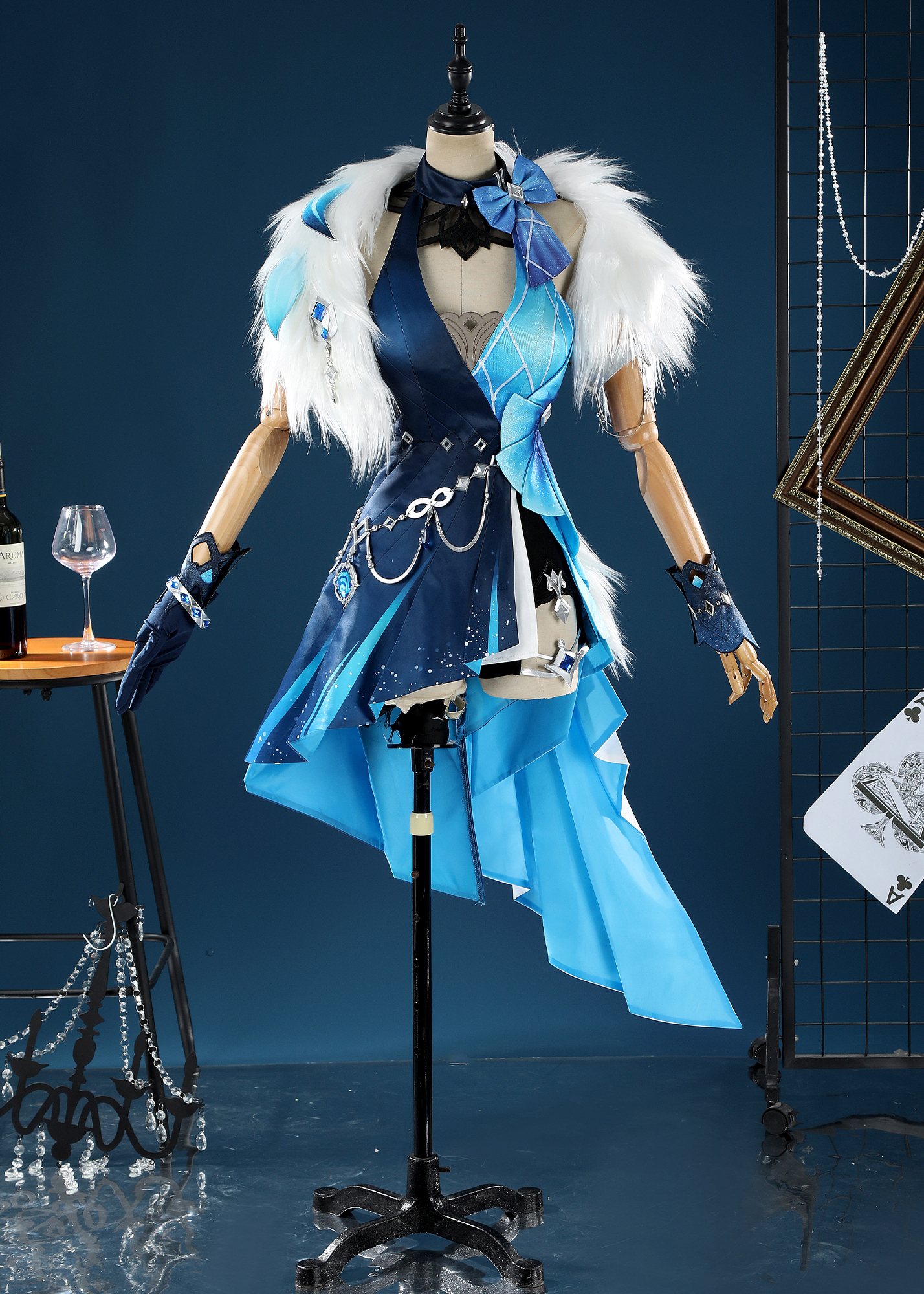 Tranquil Banquet Yelan Costume Genshin Impact Suit Cosplay