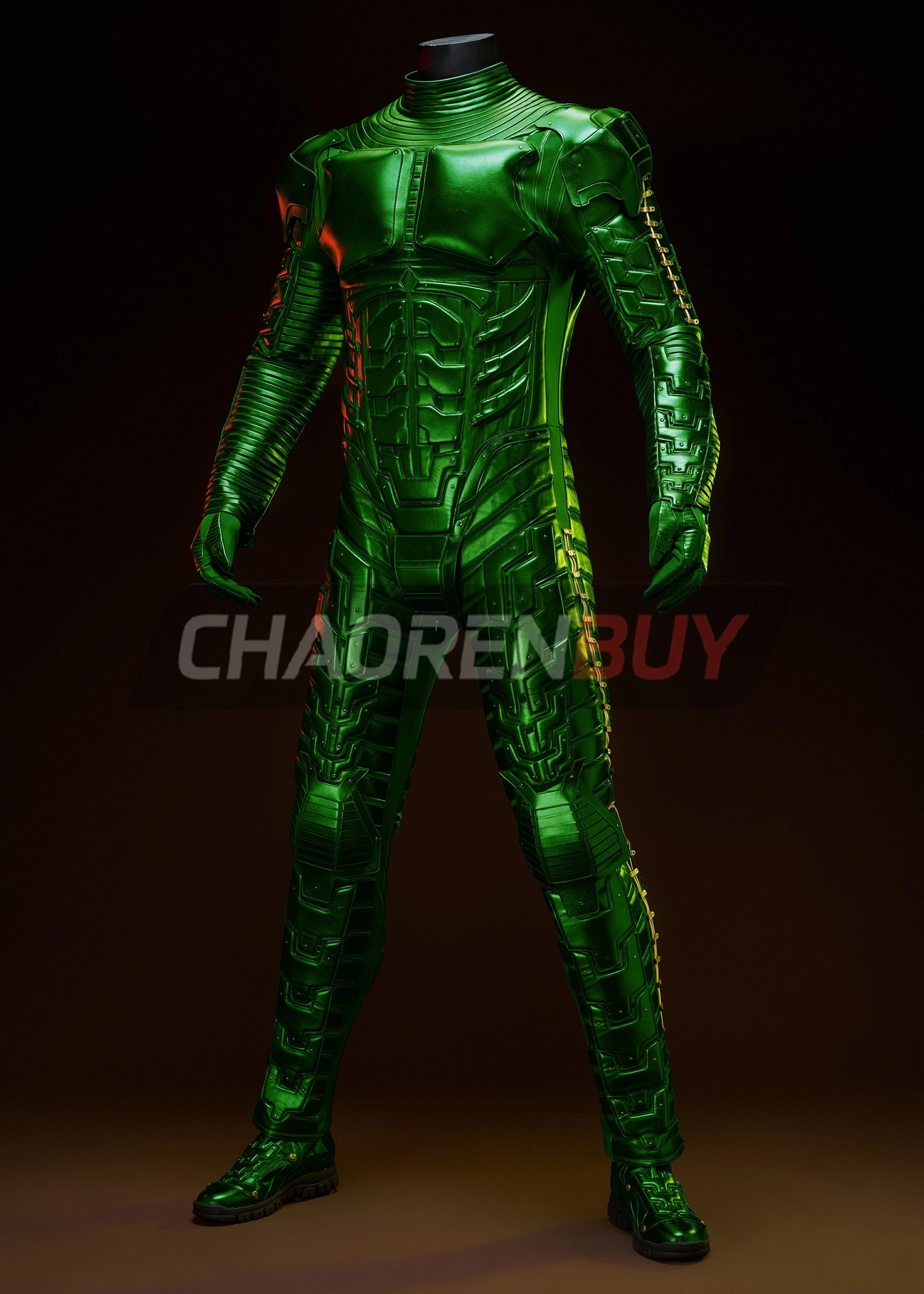 Green Goblin Costume Spider Style Superhero Man 3 Suit Cosplay Upgrade Ver