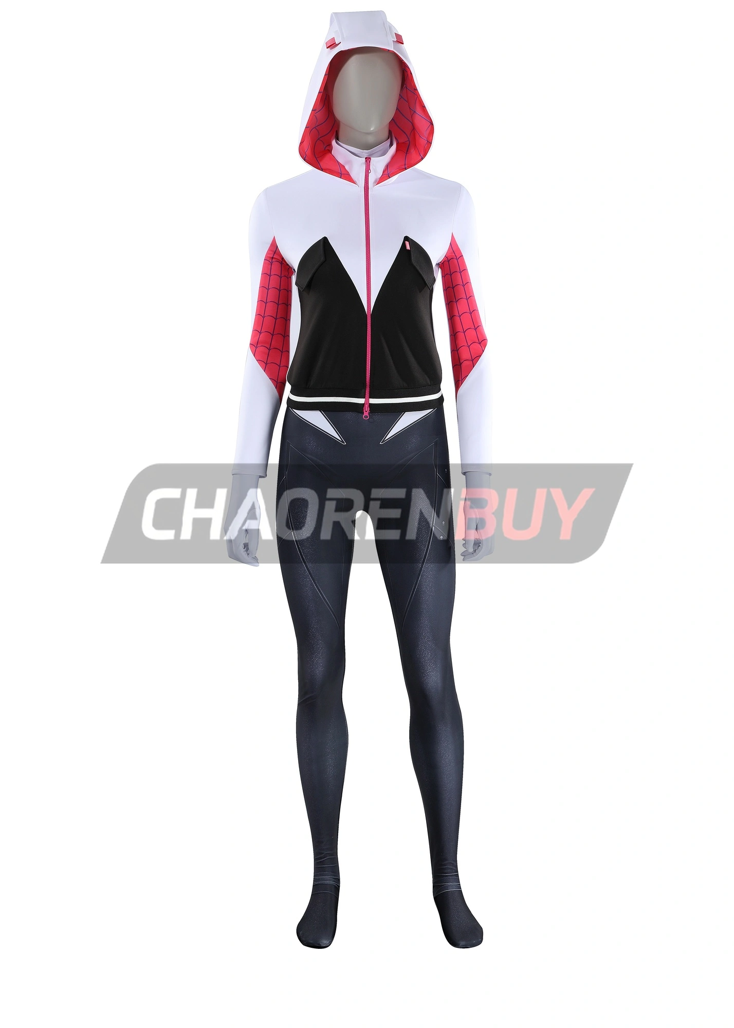 Gwen Costume All New Spider Superhero Gwen The Ghost Spider Suit Cosplay