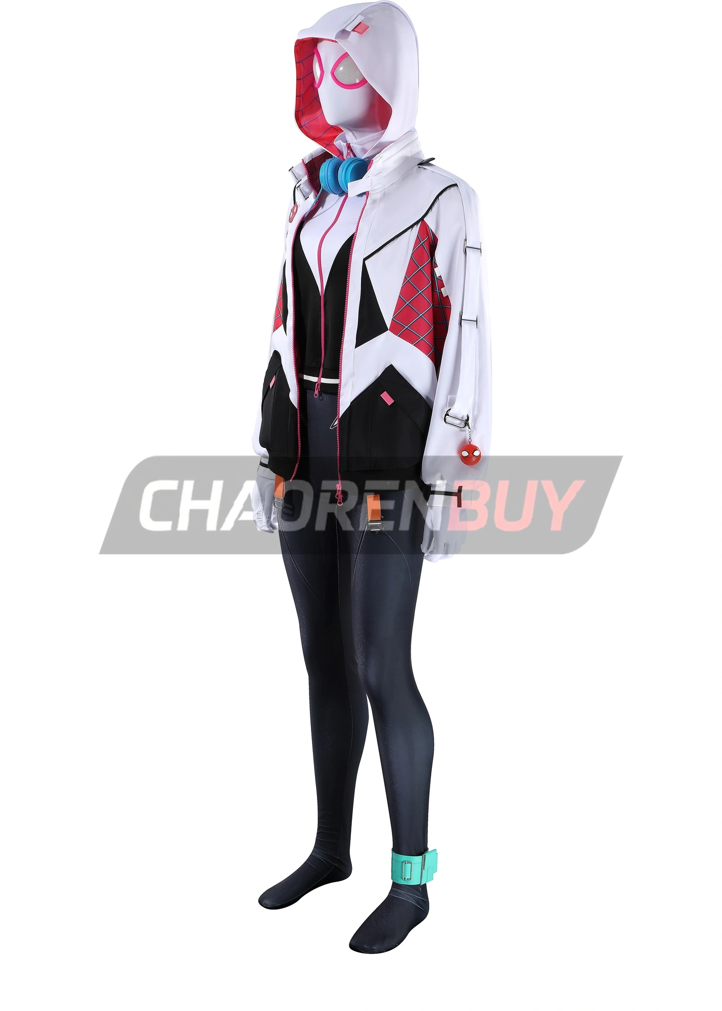 Gwen Costume All New Spider Superhero Gwen The Ghost Spider Suit Cosplay