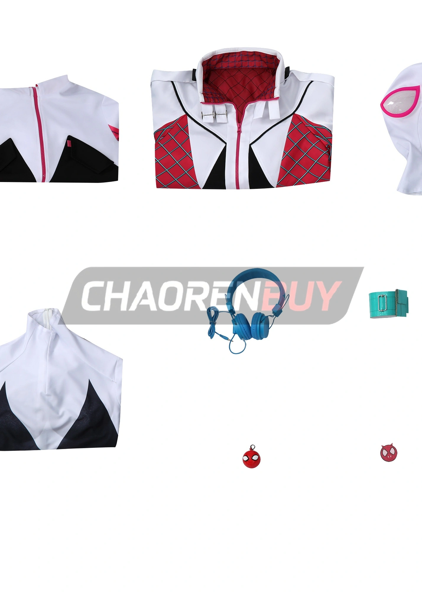 Gwen Costume All New Spider Superhero Gwen The Ghost Spider Suit Cosplay
