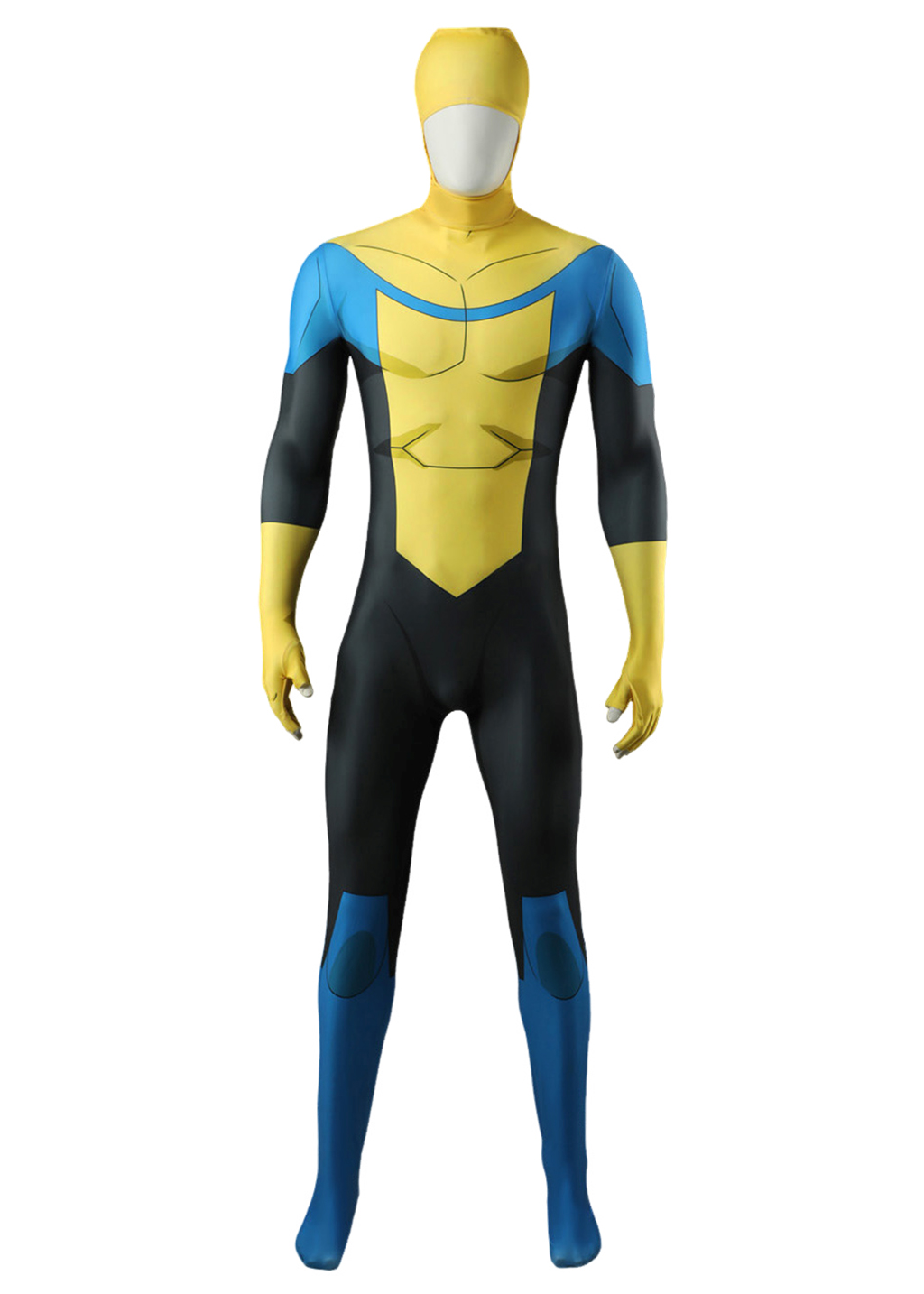 Mark Grayson Costume Invincible Bodysuit Cosplay Yellow Ver for Adult Kids