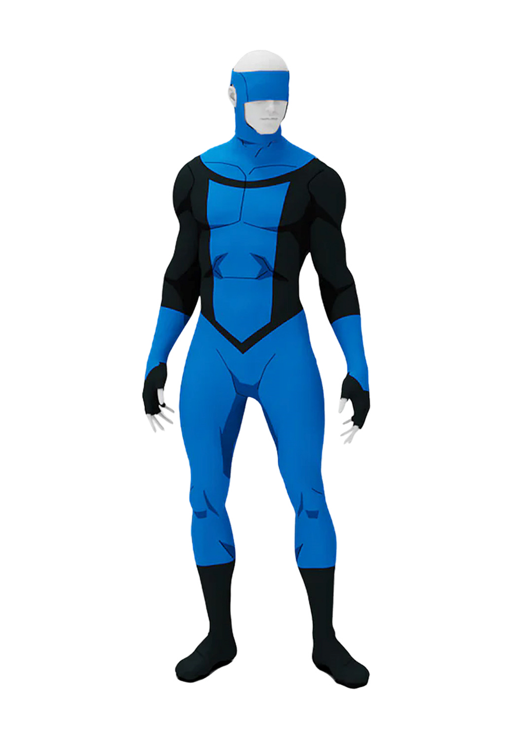 Omni-Man Costume Bodysuit Invincible Nolan Grayson Cosplay for Adult Kids Blue Ver