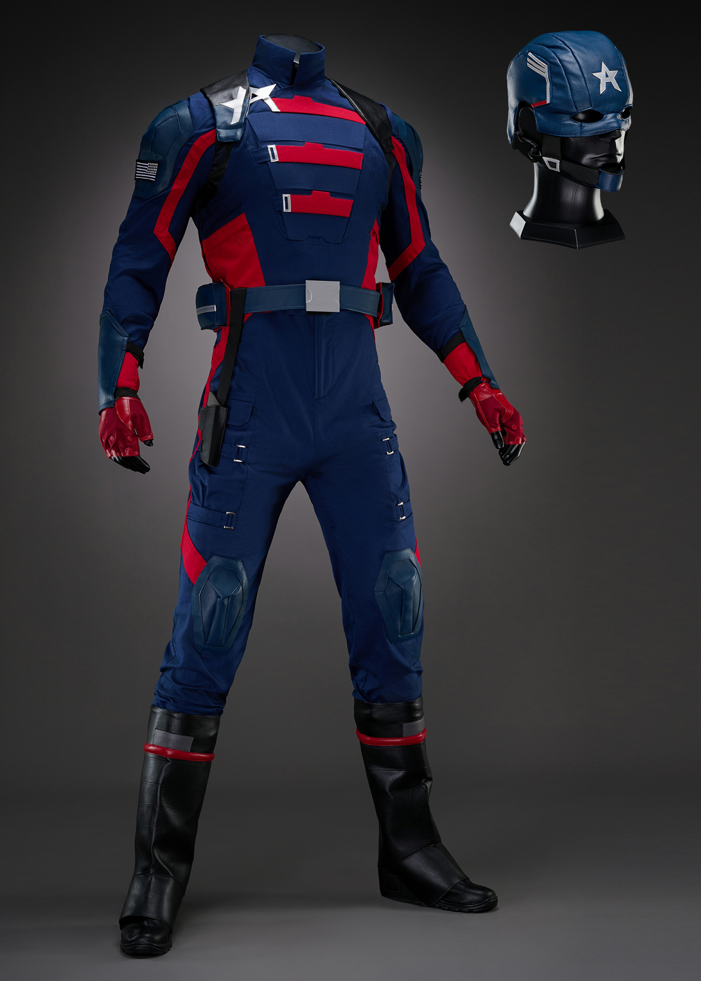 Captain America U.S. Agent Costume John Walker The Falcon and the Winter Soldier Suit Cosplay
