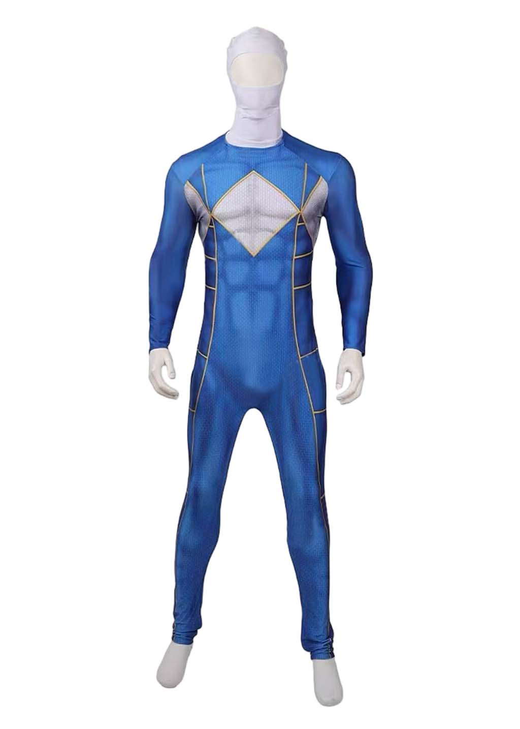 Tricera Ranger Costume Kyōryū Sentai Zyuranger Cosplay Bodysuit for Adult Kids