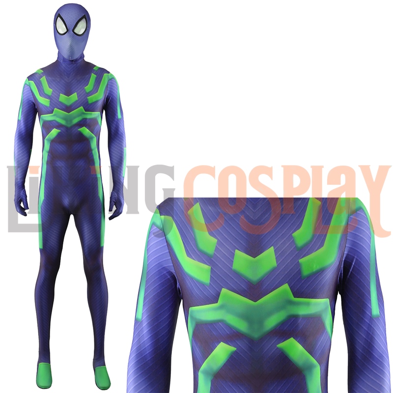 Marvel's Spider-Man Costume Spider-Man Stealth Bodysuit Cosplay for Adult Kids