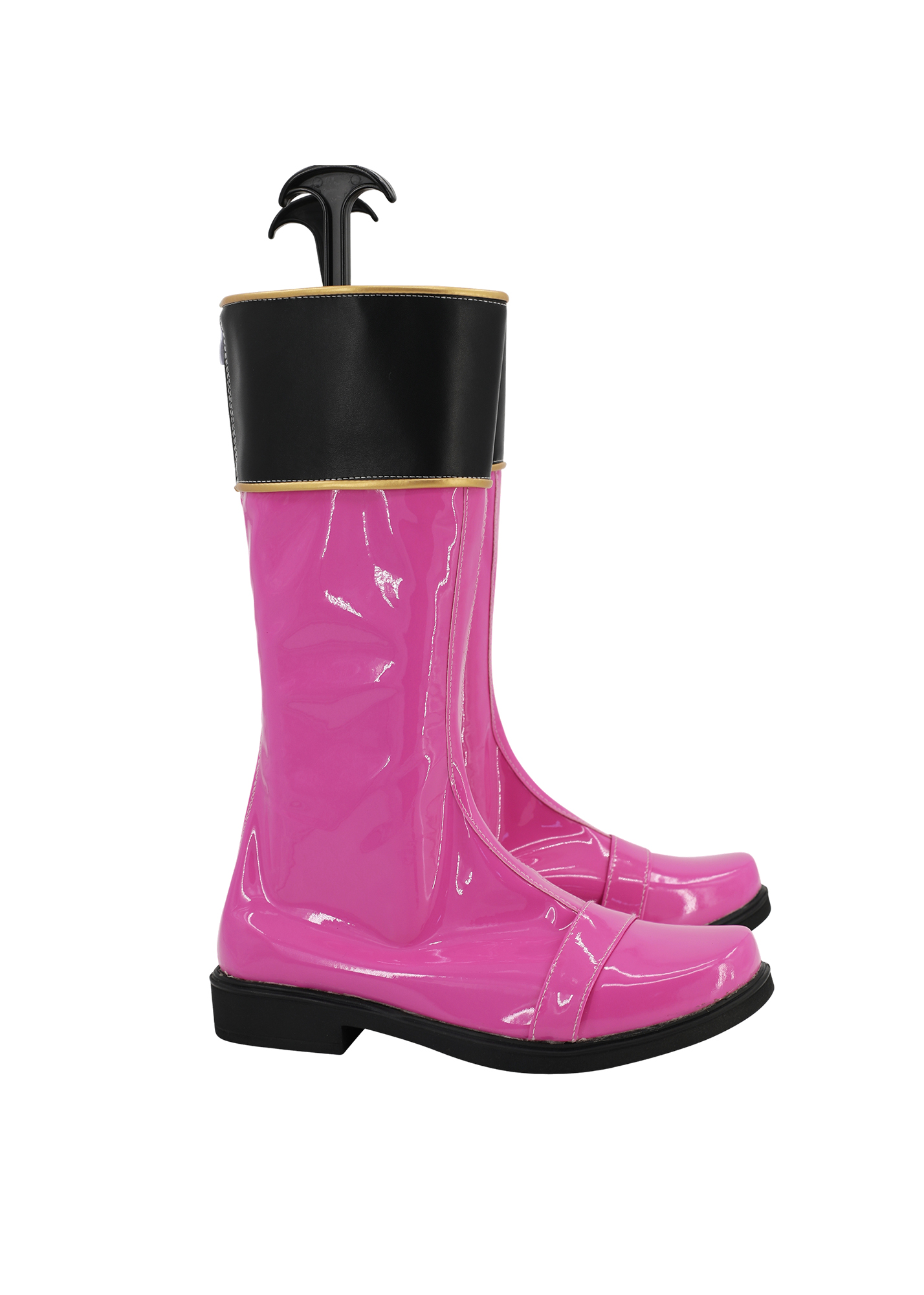 Pink Magician Shoes Women Maho Sentai Magiranger Boots Cosplay