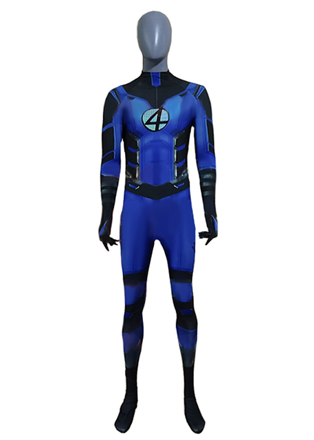 Mr. Fantastic Costume Bodysuit Marvel Cinematic Universe: Phase Six Cosplay for Adult Kids