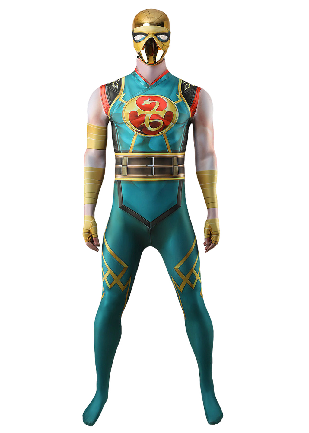 Iron Fist Costume Marvel Rivals Bodysuit Cosplay for Adult Kids