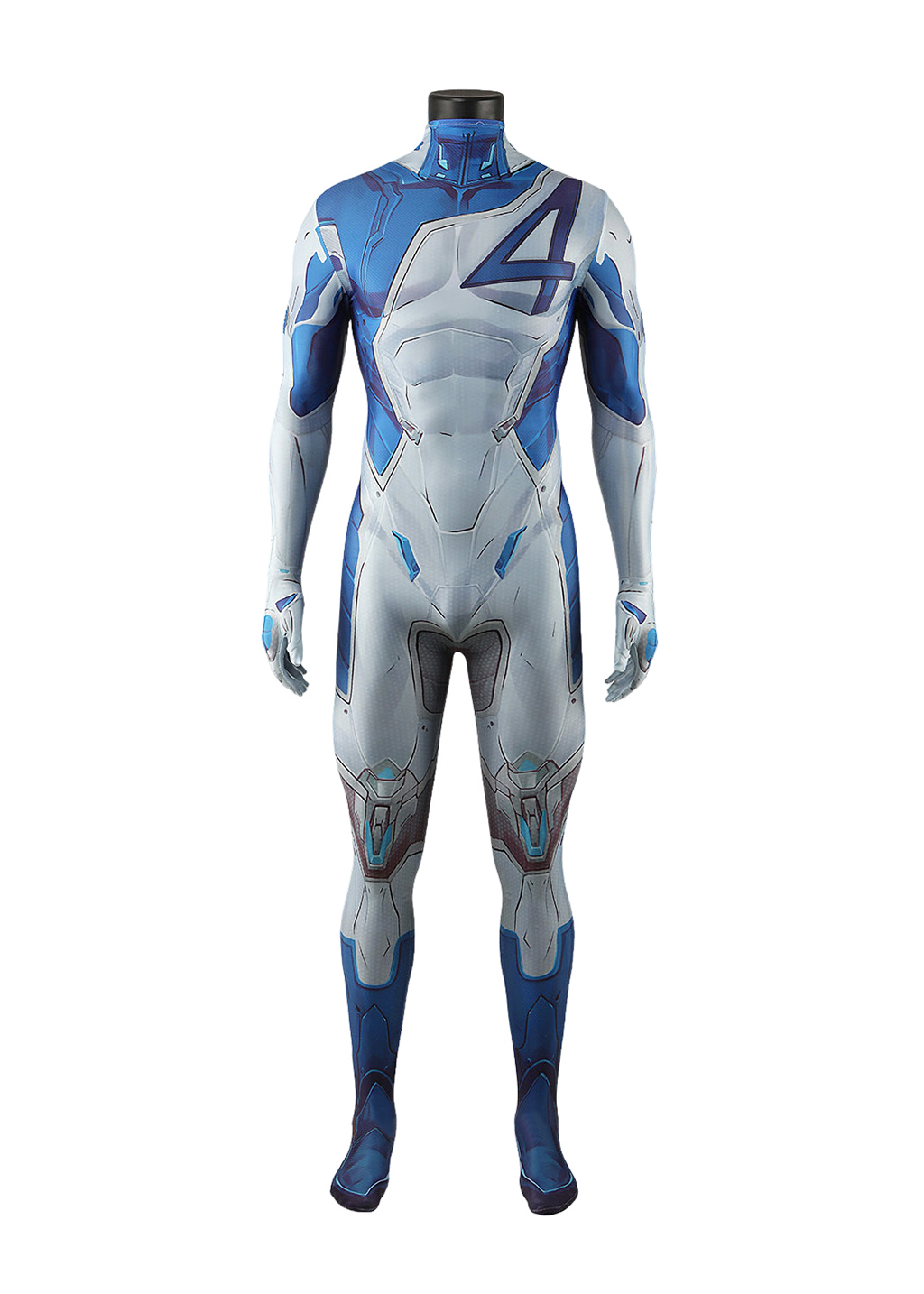 Mister Fantastic Costume Bodysuit Marvel Rivals Cosplay for Adult Kids