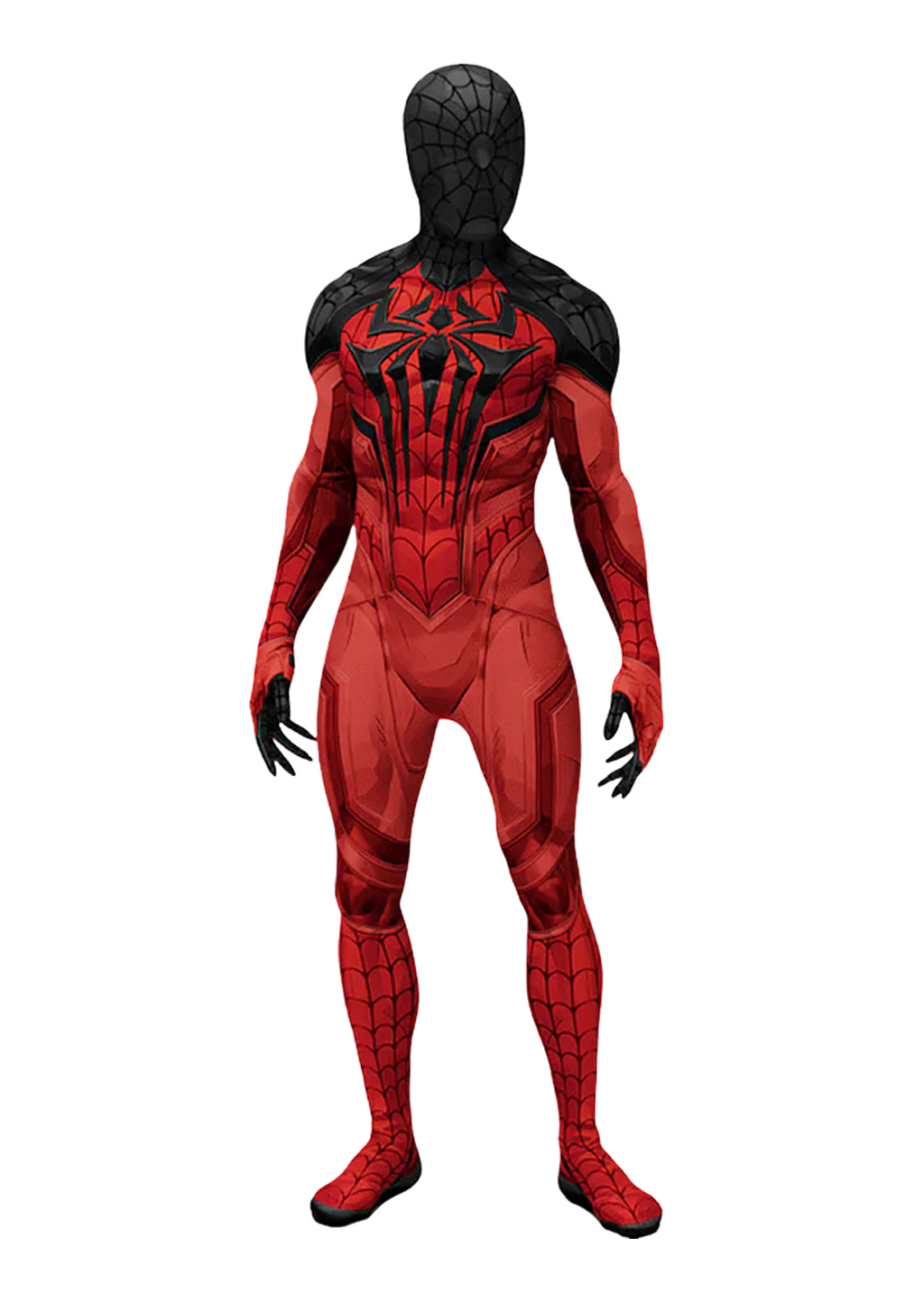 Scarlet Spider Costume Bodysuit Marvel Rivals Cosplay for Adult Kids