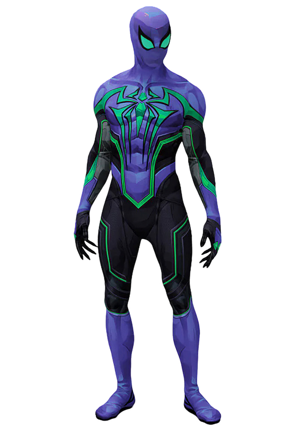 Spider-Man Costume Marvel Rivals Bodysuit Cosplay Blue Ver for Adult Kids