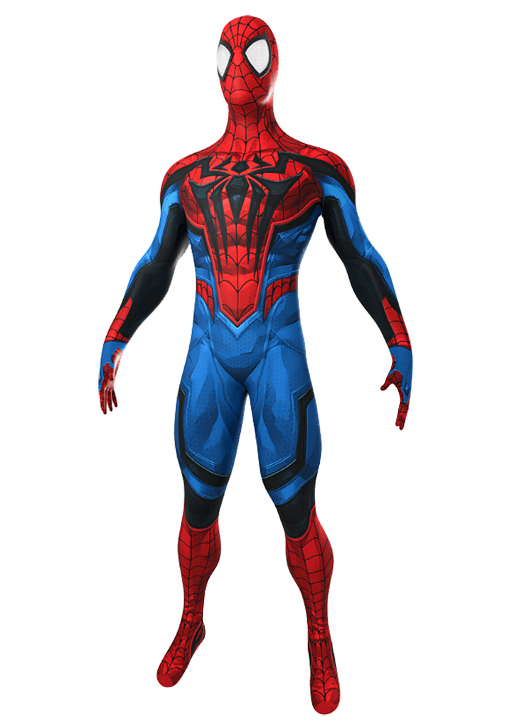Spider Man Costume Marvel Rivals Bodysuit Cosplay for Adult Kids Ver.2