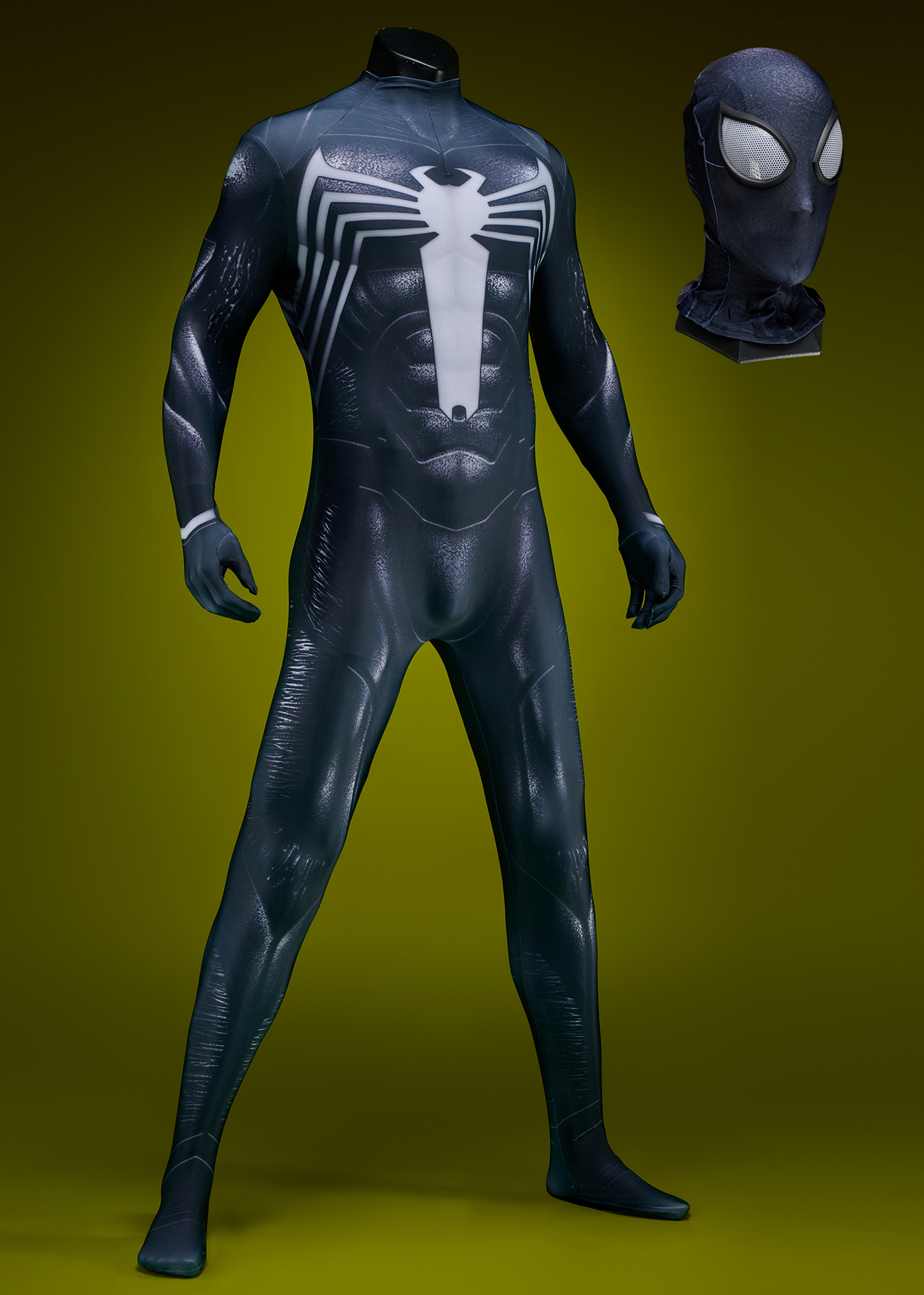 Venom Bodysuit Costume Marvel Spiderman 2 Suit Cosplay