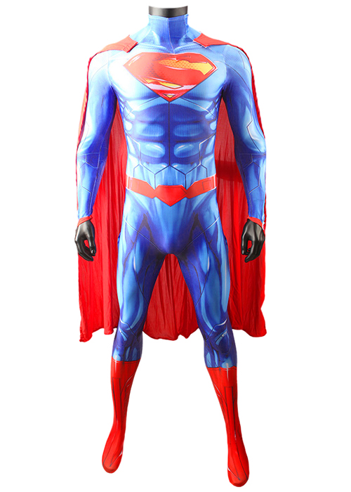 New 52 Superhero Man Costume Cosplay Bodysuit for Adult Kids